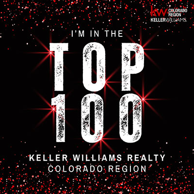 Top 100 Keller Williams Realty Colorado Region badge
